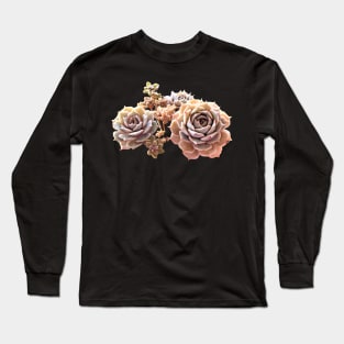 Echeveria Rosa Long Sleeve T-Shirt